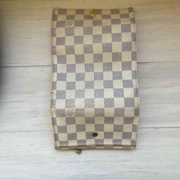 Authentic Louis Vuitton Damier Azur Canvas Alexandra Wallet - Picture 3 of 9